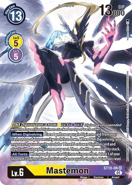 Image for Mastemon (Alternate Art) (ST10-06 SR) (EX02) - Digimon Card Game