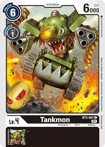 Image for Tankmon - BT3-067 (Tamer Party Vol. 4 Promo) (BT3-067 C) (BT01-03A) - Digimon Card Game