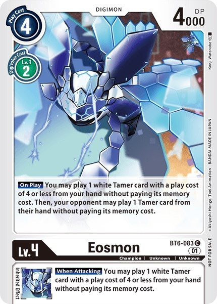 Image for Eosmon - BT6-083 (Tamer Party Vol. 5 Promo) (BT6-083 C) (BT06) - Digimon Card Game