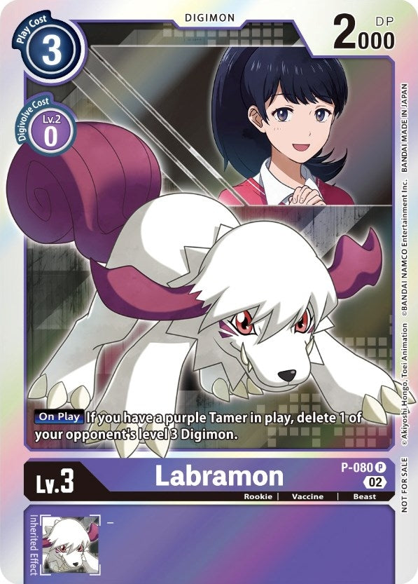 Image for Labramon - P-080 (P-080 P) (D-PR) - Digimon Card Game