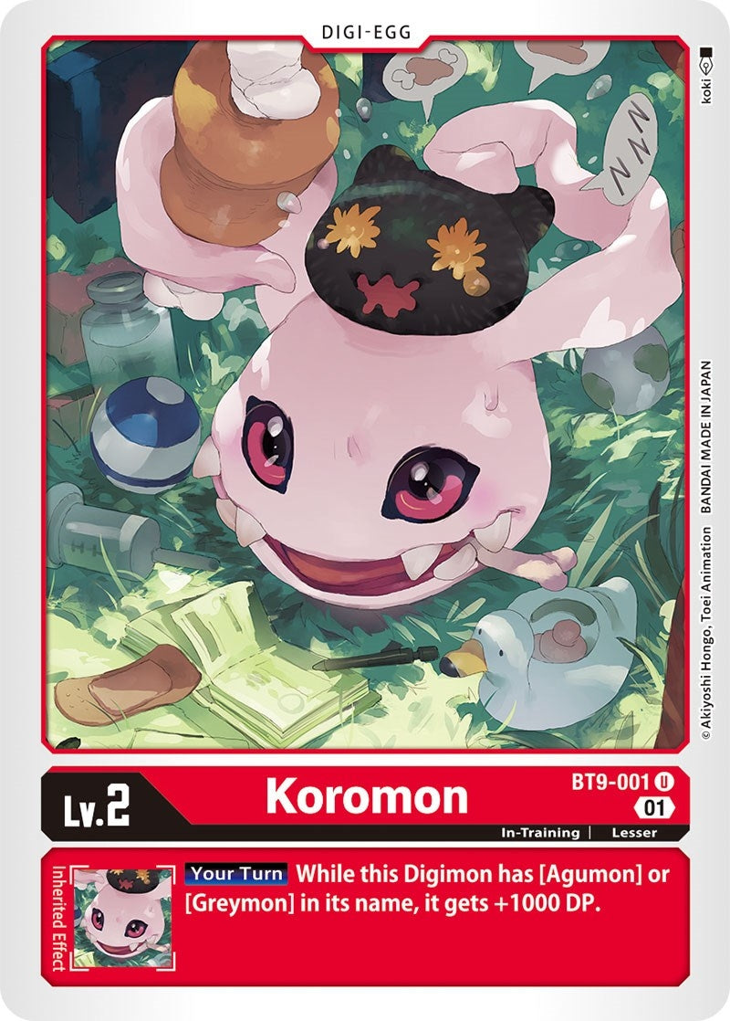 Image for Koromon (BT9-001 U) (BT09) - Digimon Card Game