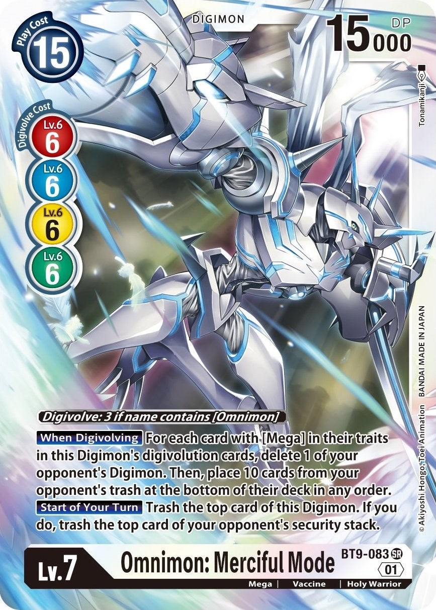 Image for Omnimon: Merciful Mode (BT9-083 SR) (BT09) - Digimon Card Game