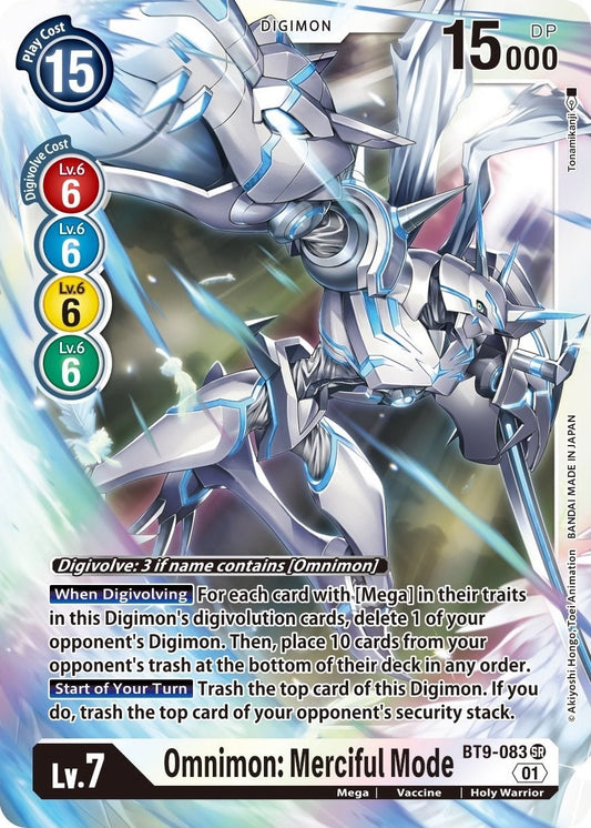 Image for Omnimon: Merciful Mode (BT9-083 SR) (BT09) - Digimon Card Game