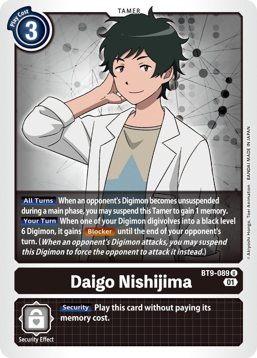 Image for Daigo Nishijima (BT9-089 U) (BT09) - Digimon Card Game