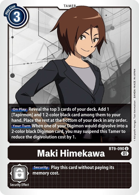 Image for Maki Himekawa (BT9-090 U) (BT09) - Digimon Card Game