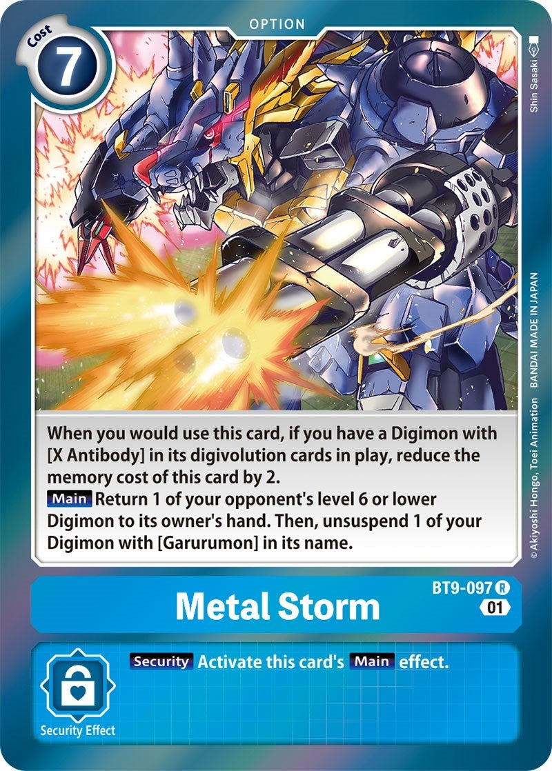 Image for Metal Storm (BT9-097 R) (BT09) - Digimon Card Game