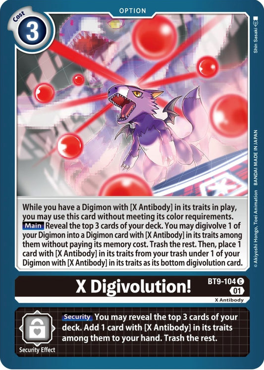 Image for X Digivolution! (BT9-104 C) (BT09) - Digimon Card Game