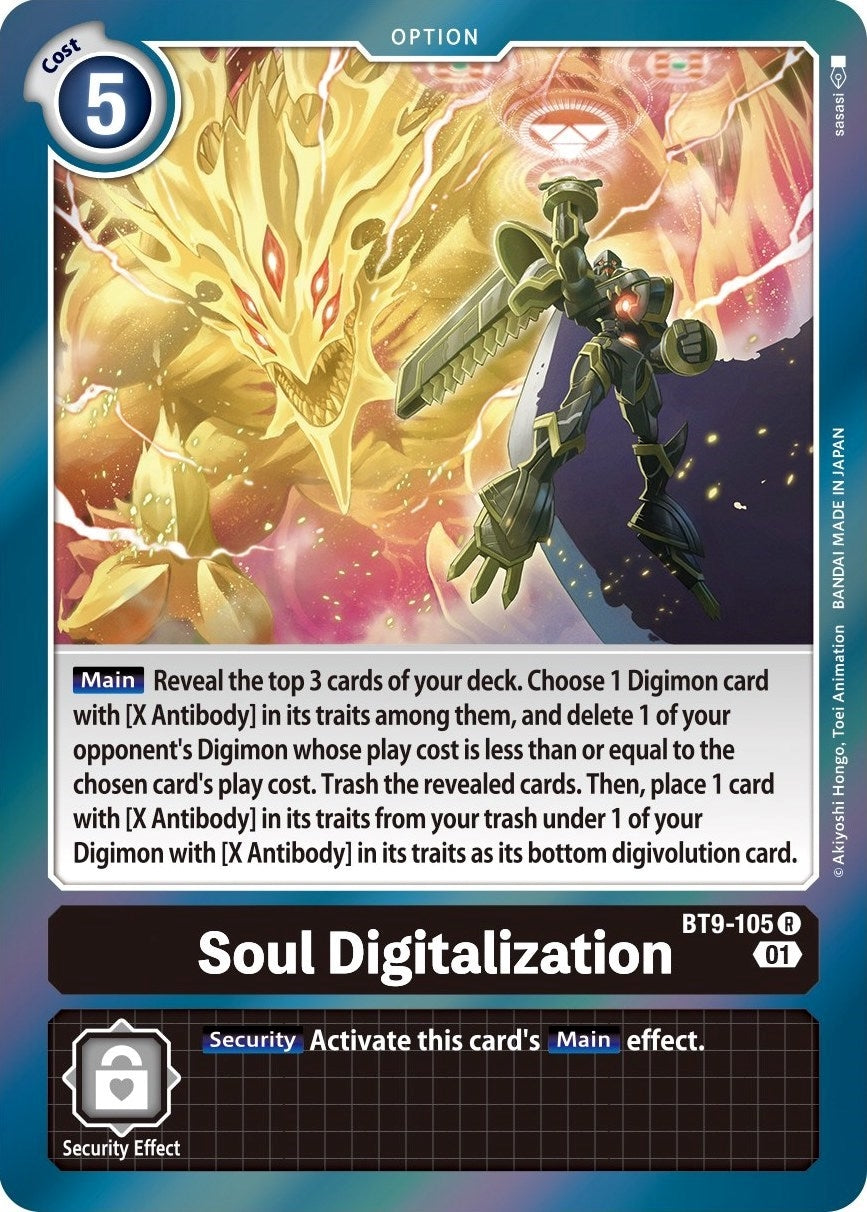 Image for Soul Digitalization (BT9-105 R) (BT09) - Digimon Card Game