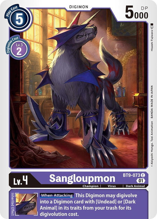 Image for Sangloupmon (BT9-073 C) (BT09) - Digimon Card Game