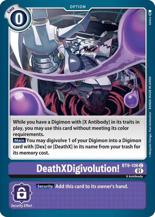 Image for DeathXDigivolution! (BT9-106 C) (BT09) - Digimon Card Game