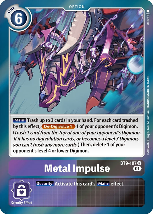 Image for Metal Impulse (BT9-107 R) (BT09) - Digimon Card Game