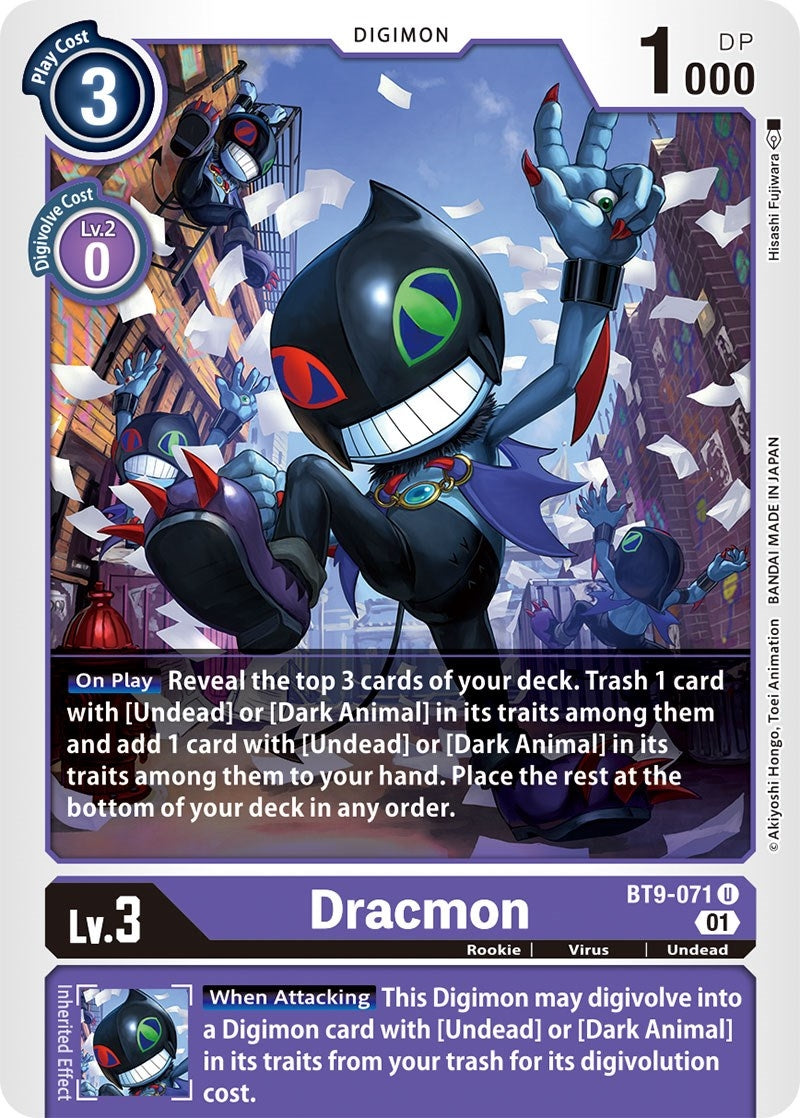 Image for Dracmon (BT9-071 U) (BT09) - Digimon Card Game