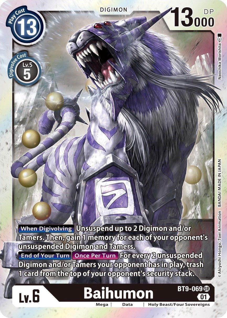 Image for Baihumon (BT9-069 SR) (BT09) - Digimon Card Game