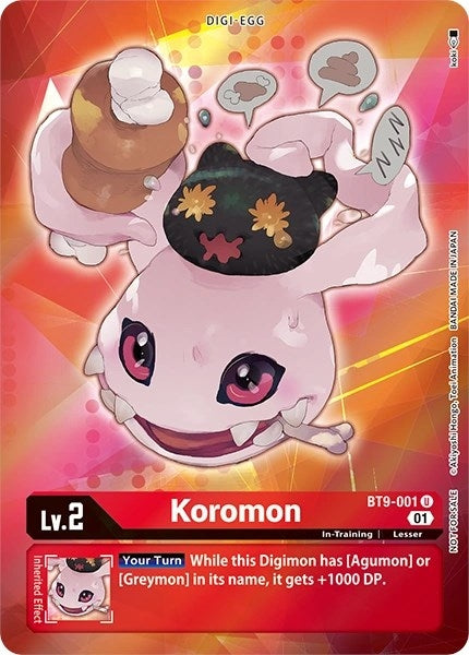 Image for Koromon (Box Topper) (BT9-001 U) (BT09) - Digimon Card Game