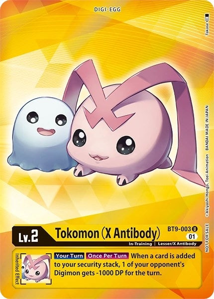 Image for Tokomon (X Antibody) (Box Topper) (BT9-003 U) (BT09) - Digimon Card Game