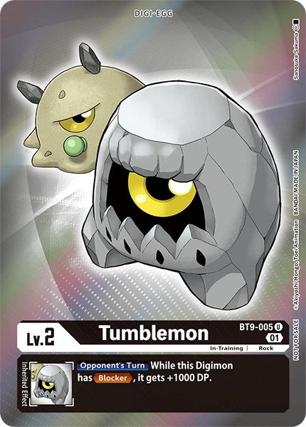 Image for Tumblemon (Box Topper) (BT9-005 U) (BT09) - Digimon Card Game