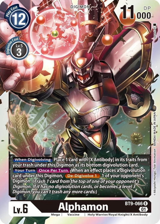 Image for Alphamon (BT9-066 R) (BT09) - Digimon Card Game