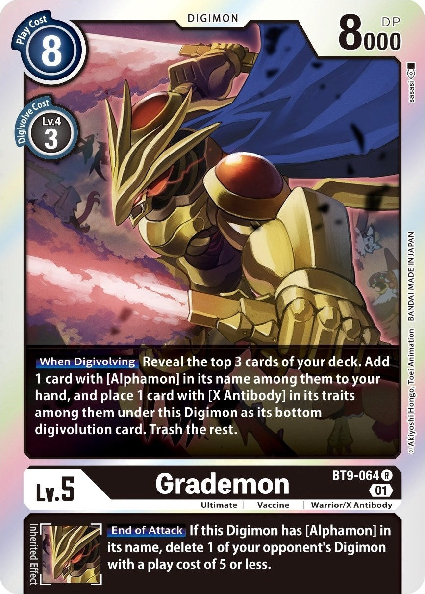 Image for Grademon (BT9-064 R) (BT09) - Digimon Card Game