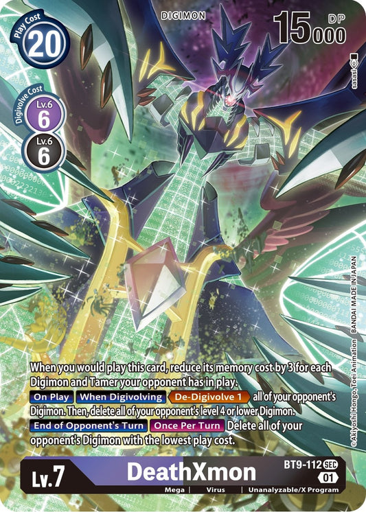Image for DeathXmon (Alternate Art) (BT9-112 SEC) (BT09) - Digimon Card Game