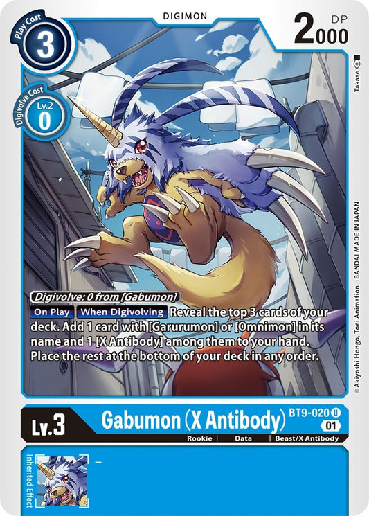 Image for Gabumon (X Antibody) (BT9-020 U) (BT09) - Digimon Card Game