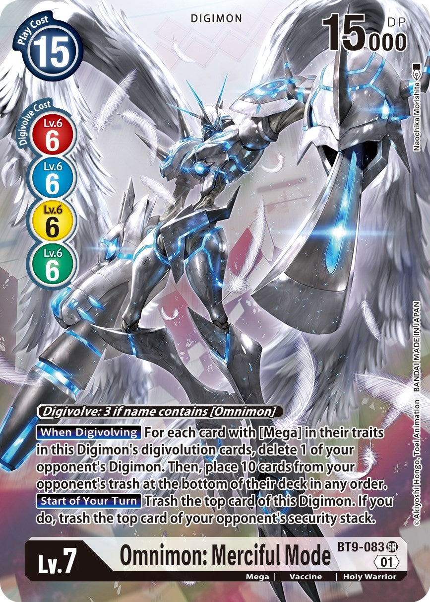 Image for Omnimon: Merciful Mode (Alternate Art) (BT9-083 SR) (BT09) - Digimon Card Game