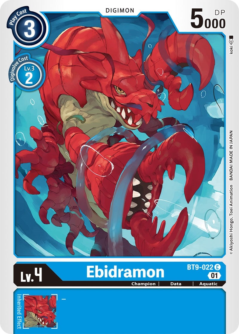Image for Ebidramon (BT9-022 C) (BT09) - Digimon Card Game