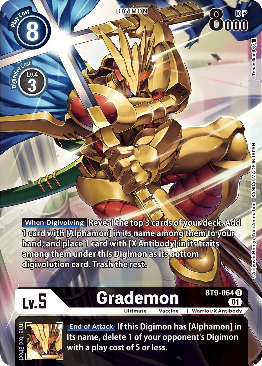 Image for Grademon (Alternate Art) (BT9-064 R) (BT09) - Digimon Card Game