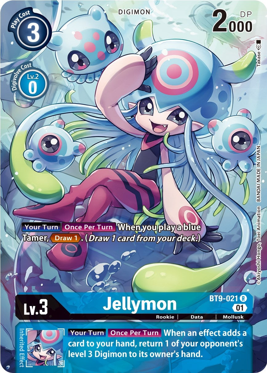 Image for Jellymon (Alternate Art) (BT9-021 R) (BT09) - Digimon Card Game