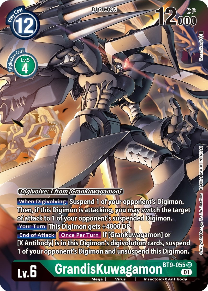 Image for GrandisKuwagamon (Alternate Art) (BT9-055 SR) (BT09) - Digimon Card Game