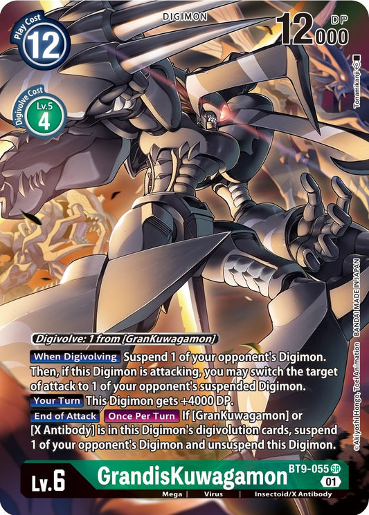 Image for GrandisKuwagamon (Alternate Art) (BT9-055 SR) (BT09) - Digimon Card Game