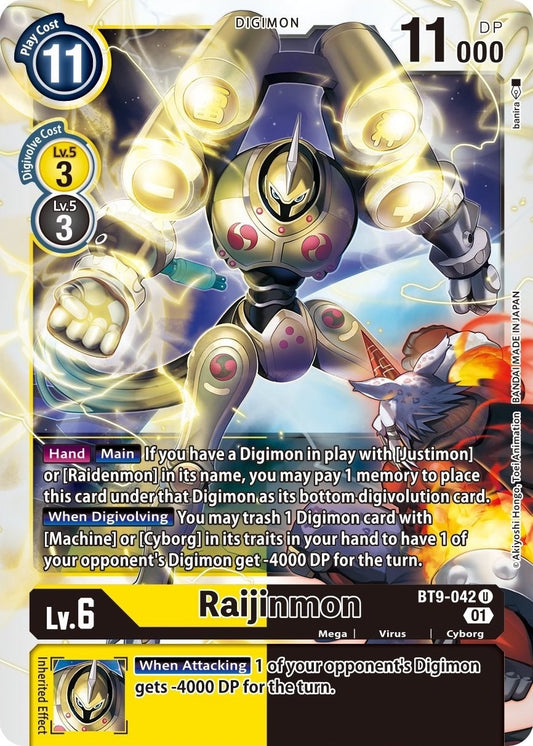 Image for Raijinmon (BT9-042 U) (BT09) - Digimon Card Game