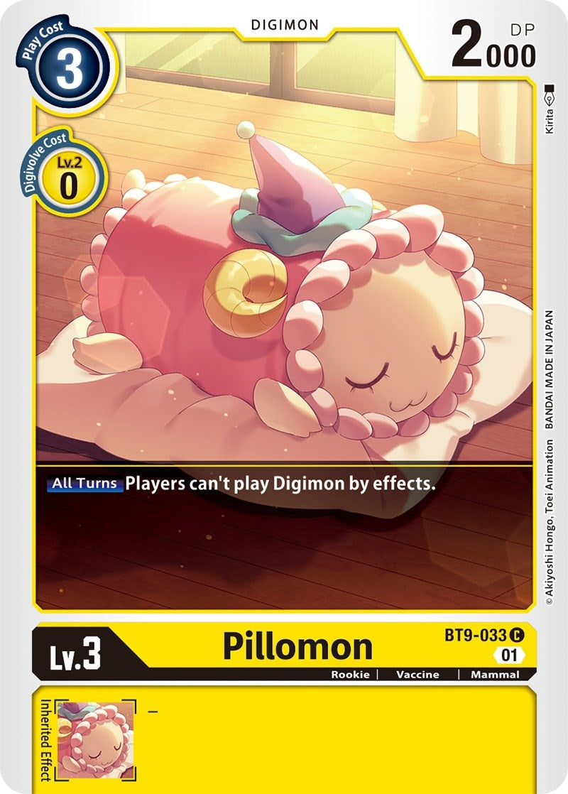 Image for Pillomon (BT9-033 C) (BT09) - Digimon Card Game