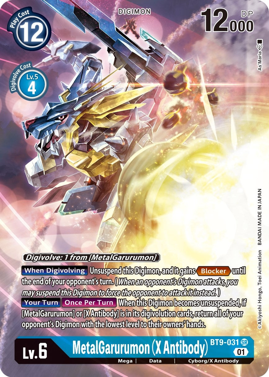 Image for MetalGarurumon (X Antibody) (Alternate Art) (BT9-031 SR) (BT09) - Digimon Card Game