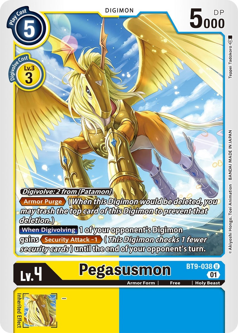 Image for Pegasusmon (BT9-038 U) (BT09) - Digimon Card Game