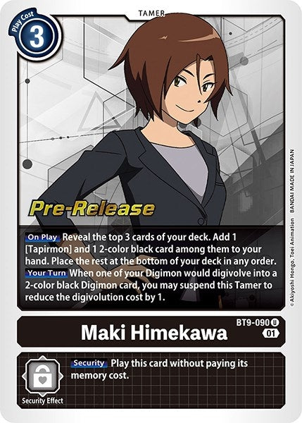 Image for Maki Himekawa (BT9-090 U) (BT09_PR) - Digimon Card Game