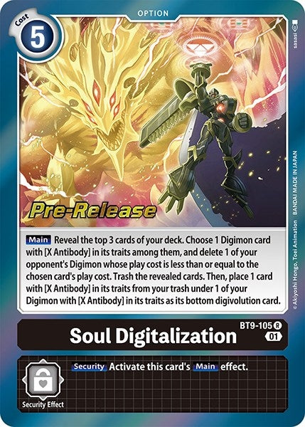 Image for Soul Digitalization (BT9-105 R) (BT09_PR) - Digimon Card Game