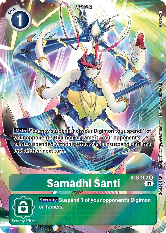 Image for Samadhi Santi (Summer 2022 Dash Pack) (BT8-102 U) (BT08) - Digimon Card Game