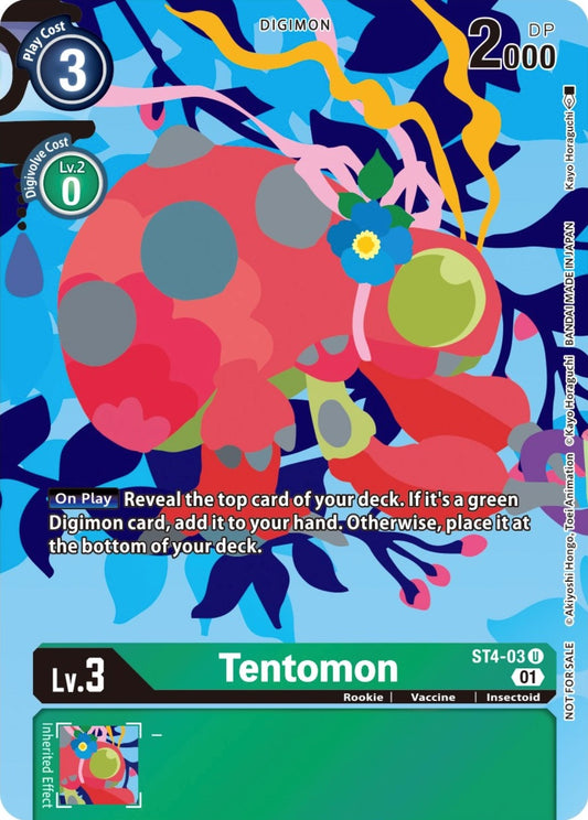 Image for Tentomon (Tamer's Card Set 2 Floral Fun) (ST4-03 U) (ST-4) - Digimon Card Game