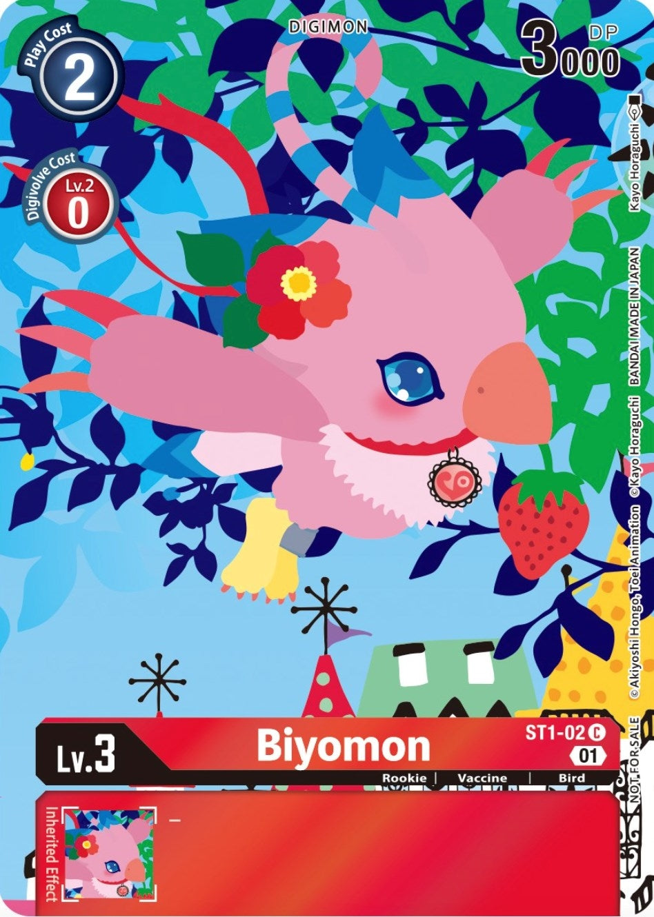 Image for Biyomon (Tamer's Card Set 2 Floral Fun) (ST1-02 C) (ST-1) - Digimon Card Game