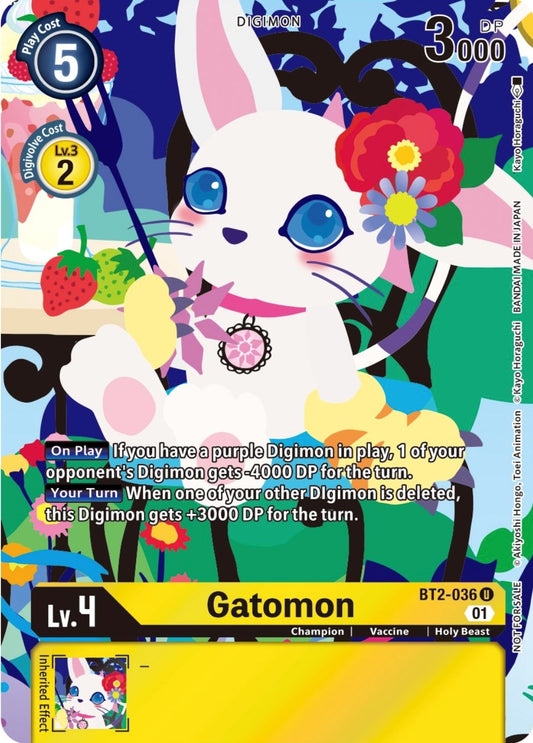 Image for Gatomon - BT2-036 (Tamer's Card Set 2 Floral Fun) (BT2-036 U) (BT01-03A) - Digimon Card Game