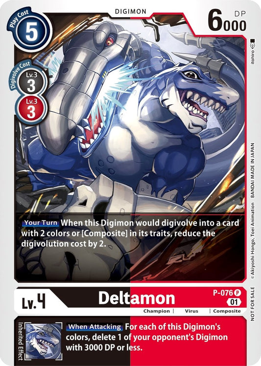Image for Deltamon (P-076 P) (D-PR) - Digimon Card Game