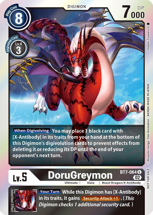 Image for DoruGreymon (Official Tournament Pack Vol. 6) (BT7-064 U) (BT07) - Digimon Card Game