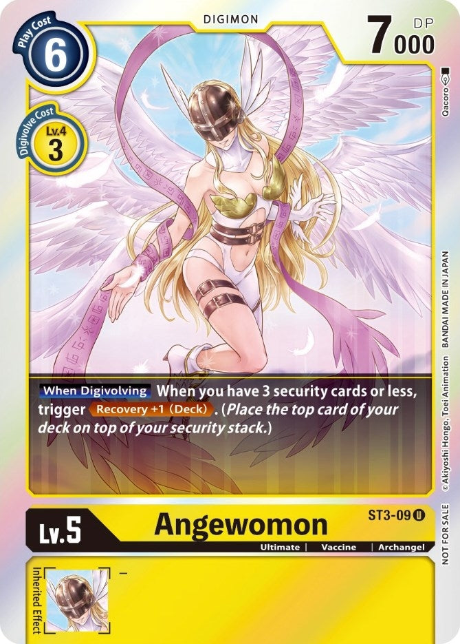 Image for Angewomon (Official Tournament Pack Vol. 6) (ST3-09 U) (ST-3) - Digimon Card Game
