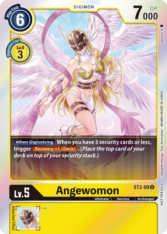 Image for Angewomon (Official Tournament Pack Vol. 6) (ST3-09 U) (ST-3) - Digimon Card Game