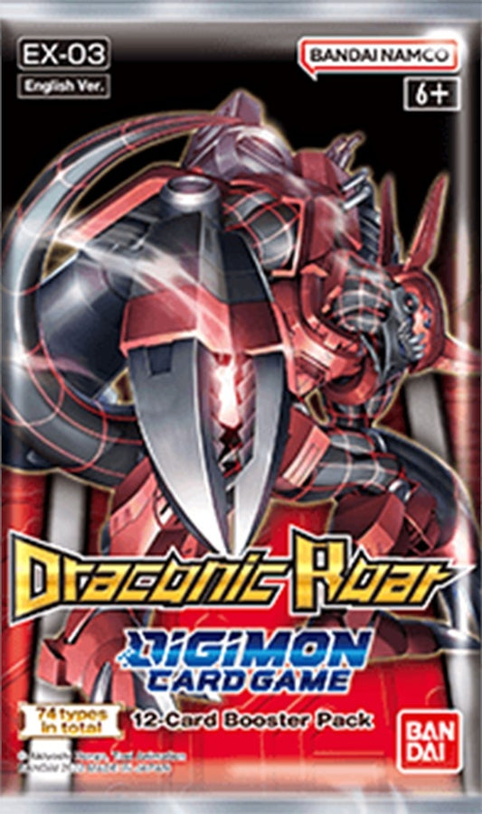 Image for Draconic Roar Booster Pack - Digimon Card Game