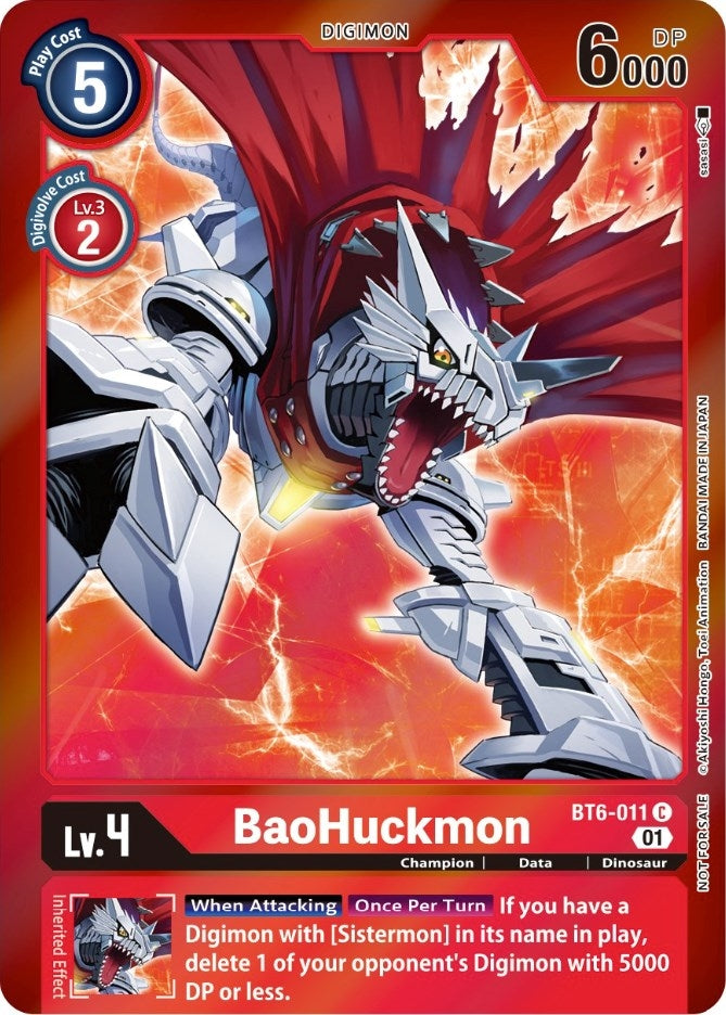 Image for BaoHuckmon (Event Pack 3) (BT6-011 C) (BT06) - Digimon Card Game