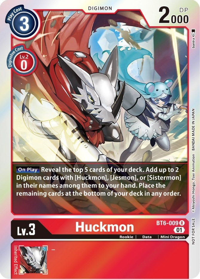 Image for Huckmon (Event Pack 3) (BT6-009 R) (BT06) - Digimon Card Game