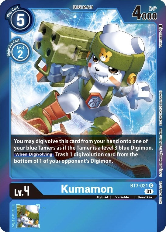 Image for Kumamon (Event Pack 3) (BT7-021 C) (BT07) - Digimon Card Game