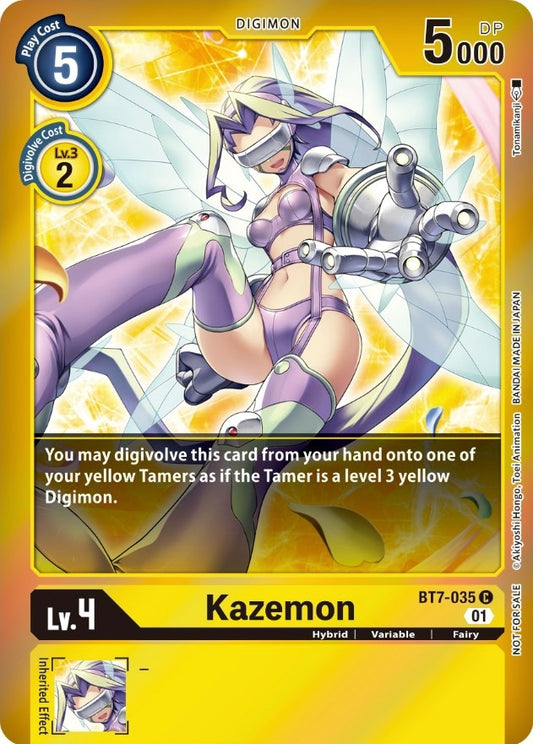 Image for Kazemon (Event Pack 3) (BT7-035 C) (BT07) - Digimon Card Game