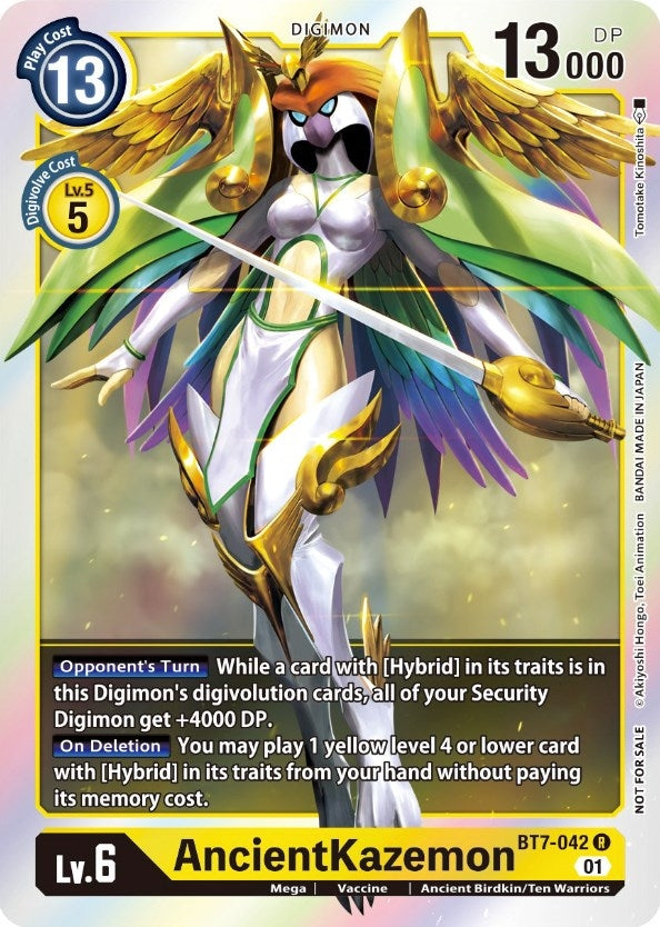 Image for AncientKazemon (Event Pack 3) (BT7-042 R) (BT07) - Digimon Card Game